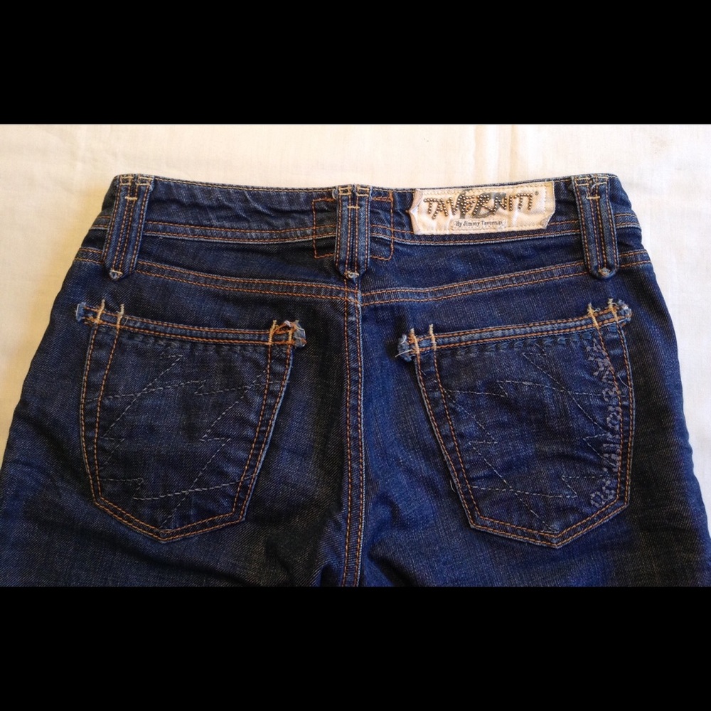 Taverniti So Jeans Women's Dark Blue Boot Cut Jeans
